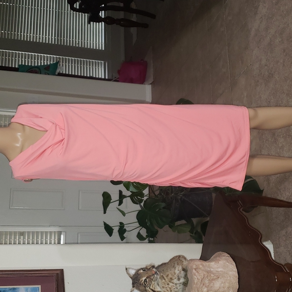 K Dash 2x flattering ruched to one side cascading ripple